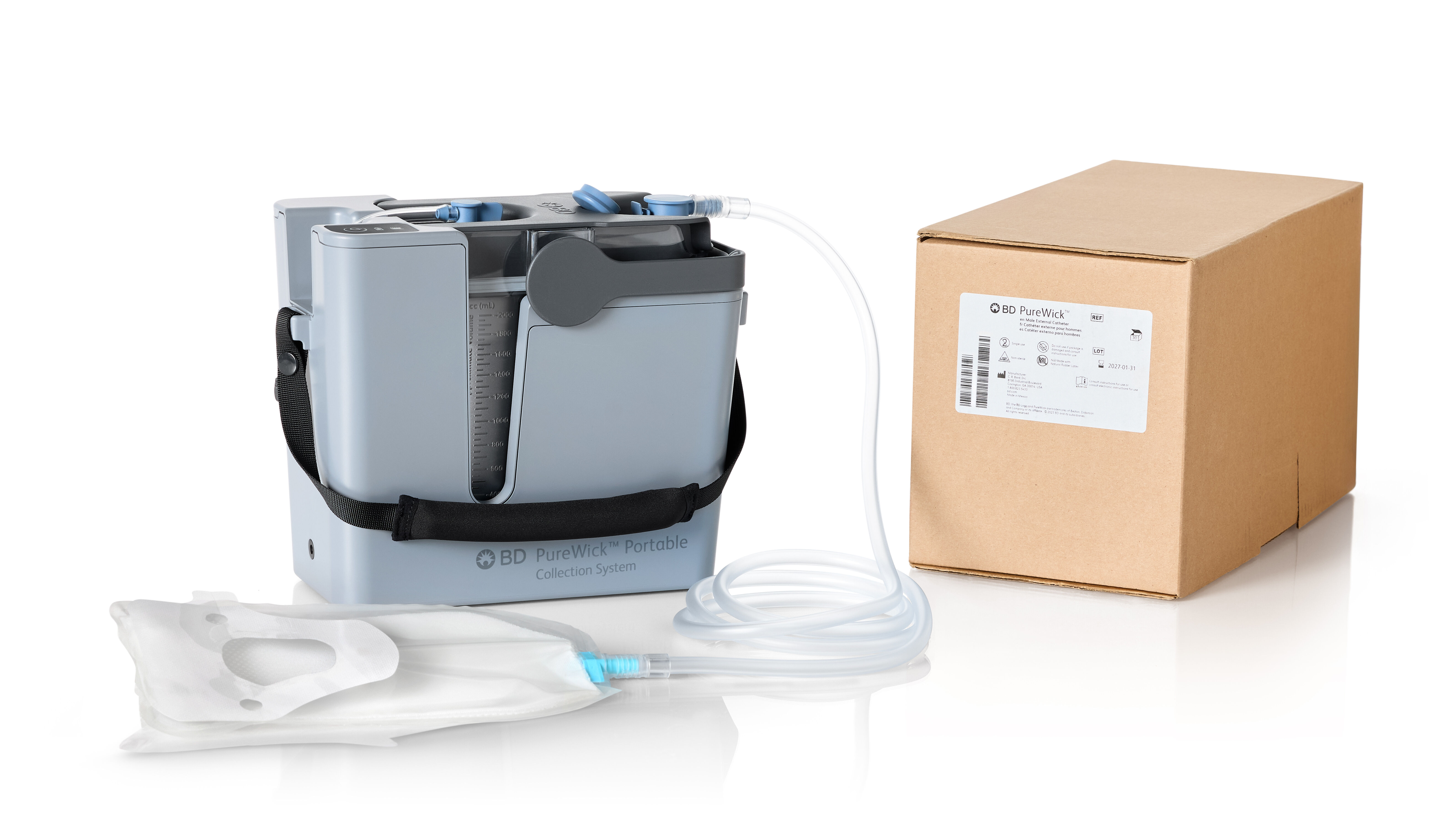 PureWick&trade; Portable Collection System Starter Set for Men