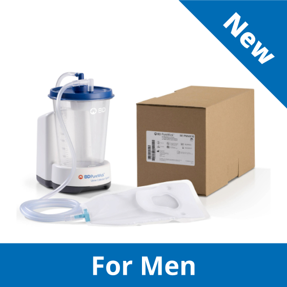 PureWick™ Urine Collection System Starter Set With Battery (for Men)